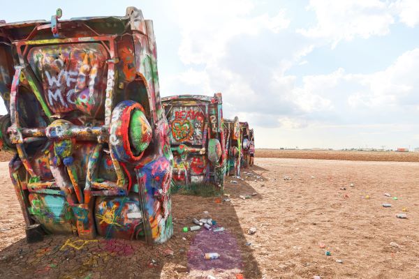 The Cadillac Ranch, Amarillo, Texas