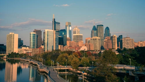 Philadelphia City Skyline