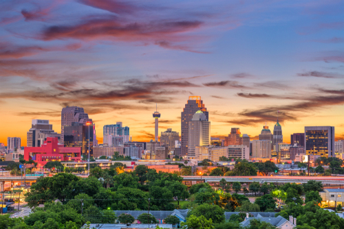 San Antonio Texas City Skyline