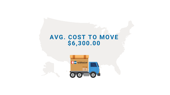 Average cost to move: $6,300