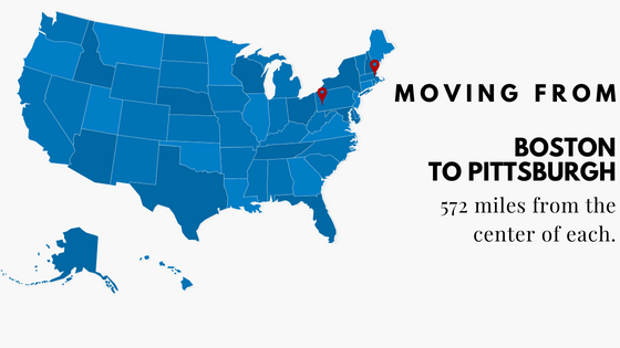 Moving from Boston to Pittsburgh