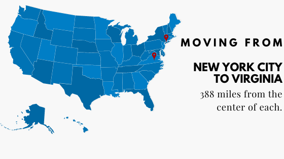 Moving from NYC to Virginia