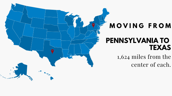 Moving From Pennsylvania to Texas