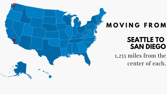 Moving from Seattle to San Diego